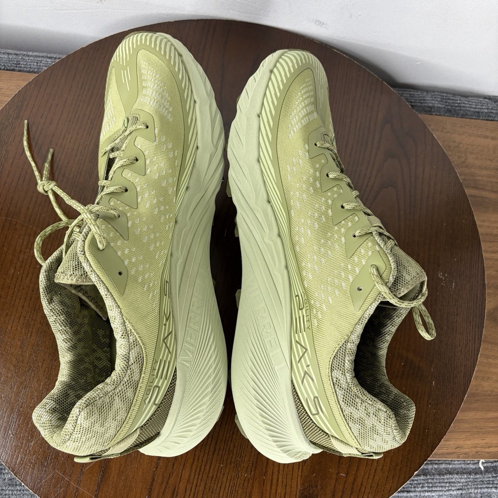 Merrell Agility Peak Trail Shoes Men's 15 Green Hiking Outdoor Vibram Sneakers - Picture 6 of 16